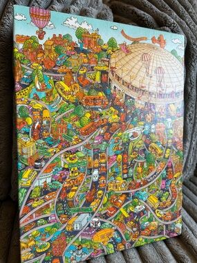 Springbok by Hallmark Super Dome Sunday Jigsaw Puzzle 500 pieces
18” x 23” 1989